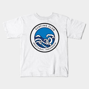 Mentawai surfing club Kids T-Shirt